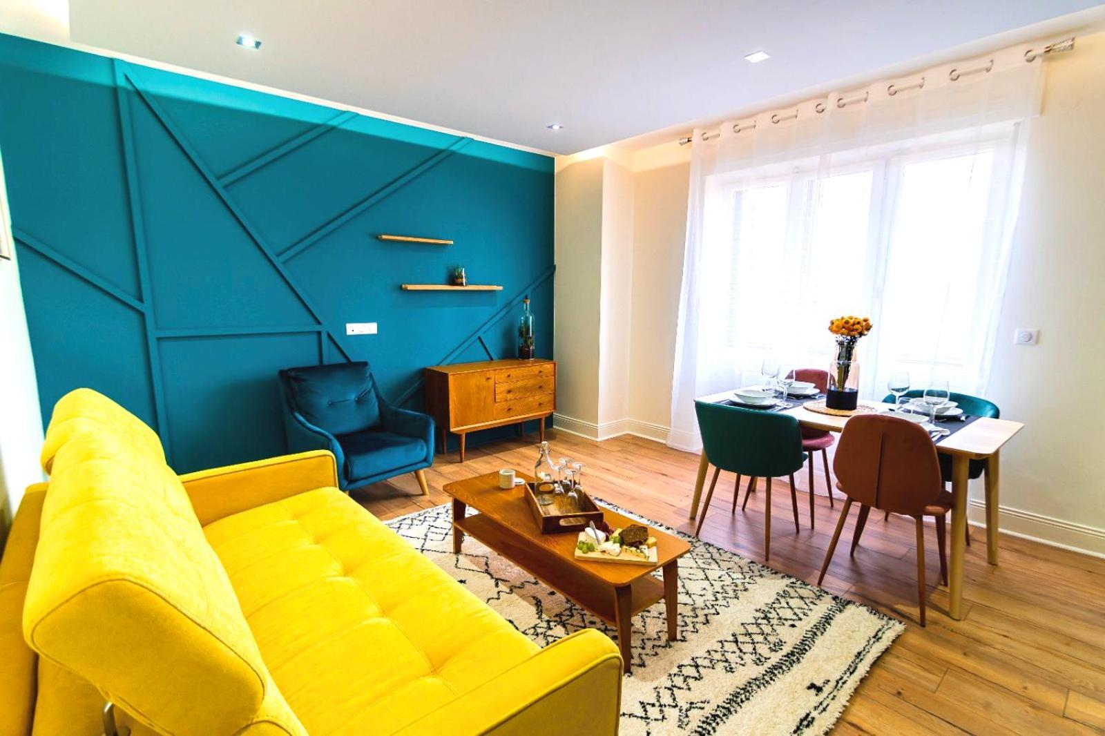 Bel Ami 01 - Turquoise & Or - Moderne Chic - Centre Ville - Acces Jardin - Clim - Wifi - Parking - Localisation Ideale 쉴티그하임 외부 사진